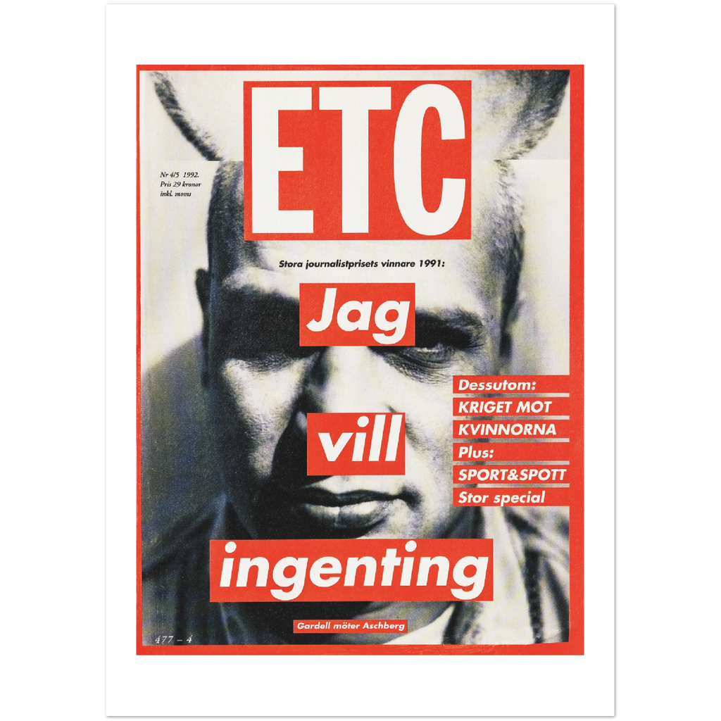 ETC (nr 4, 1992), poster 50x70 cm