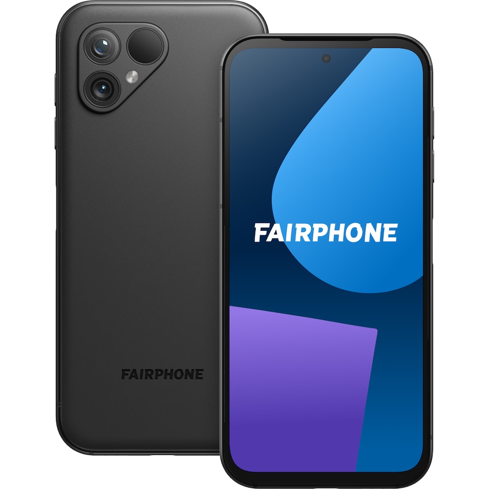 Fairphone 5, svart, 8+256 GB
