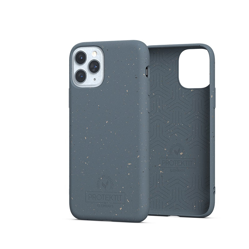 Elements Bio Case för Iphone 11 Pro - Djuphavsblå