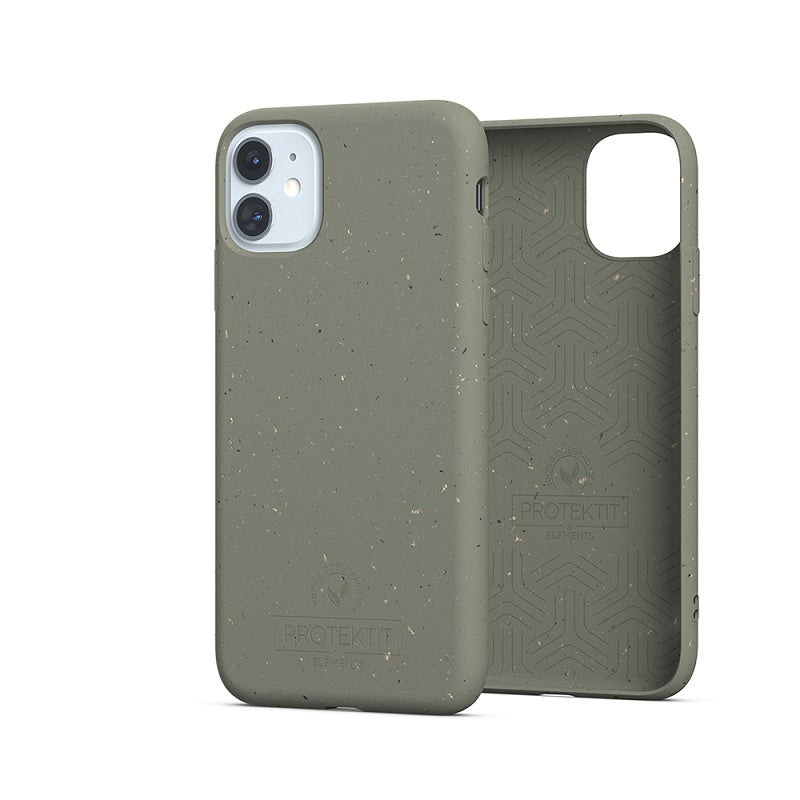 Elements Bio Case för Iphone 11 - Sköldpaddsgrön