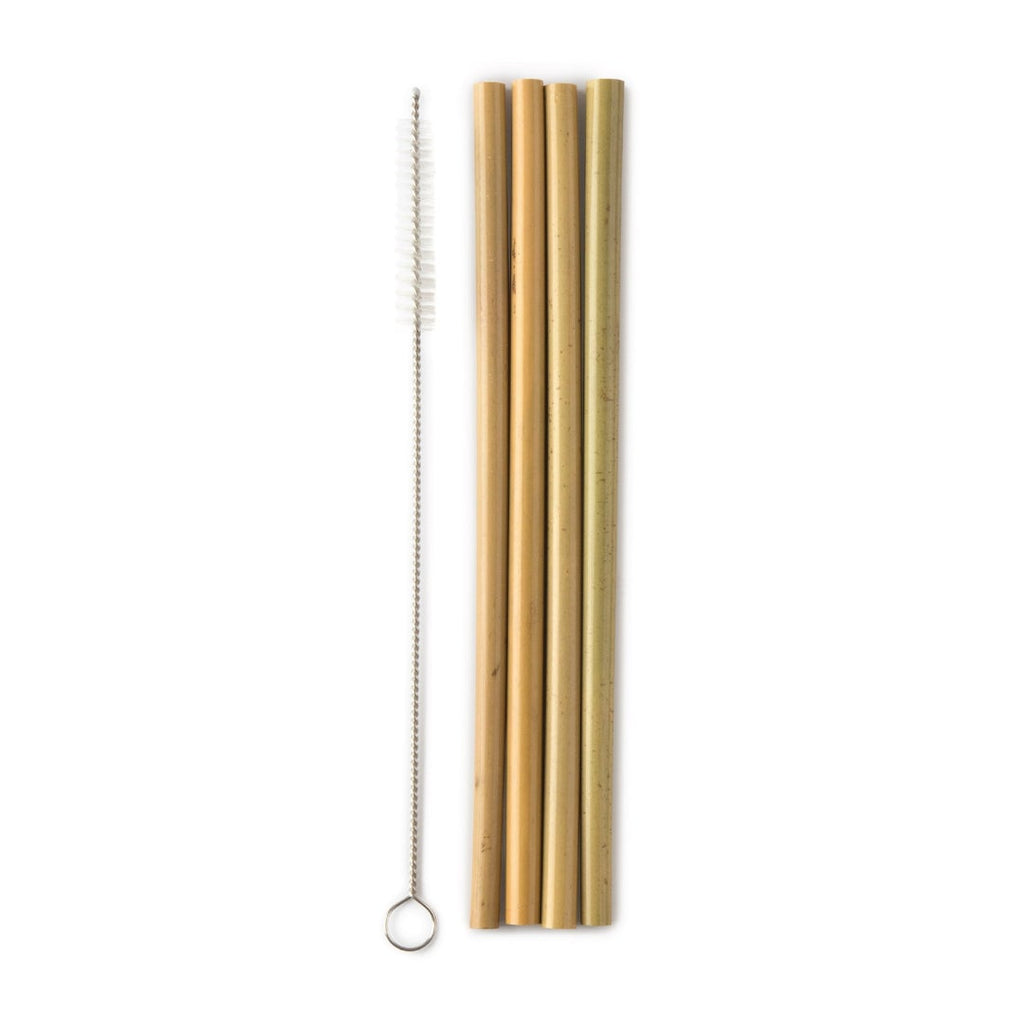 Sugrör i bambu 4-pack