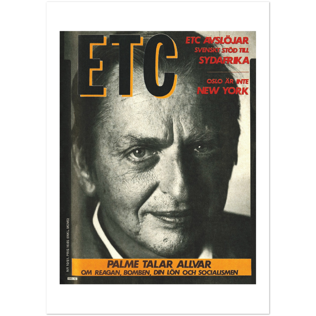 ETC (nr 10, 1981), poster 50x70 cm