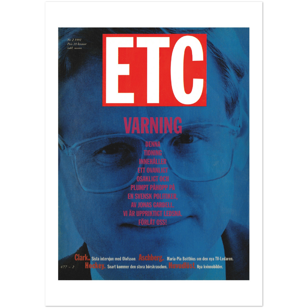 ETC (nr 2, 1991), poster 50x70 cm