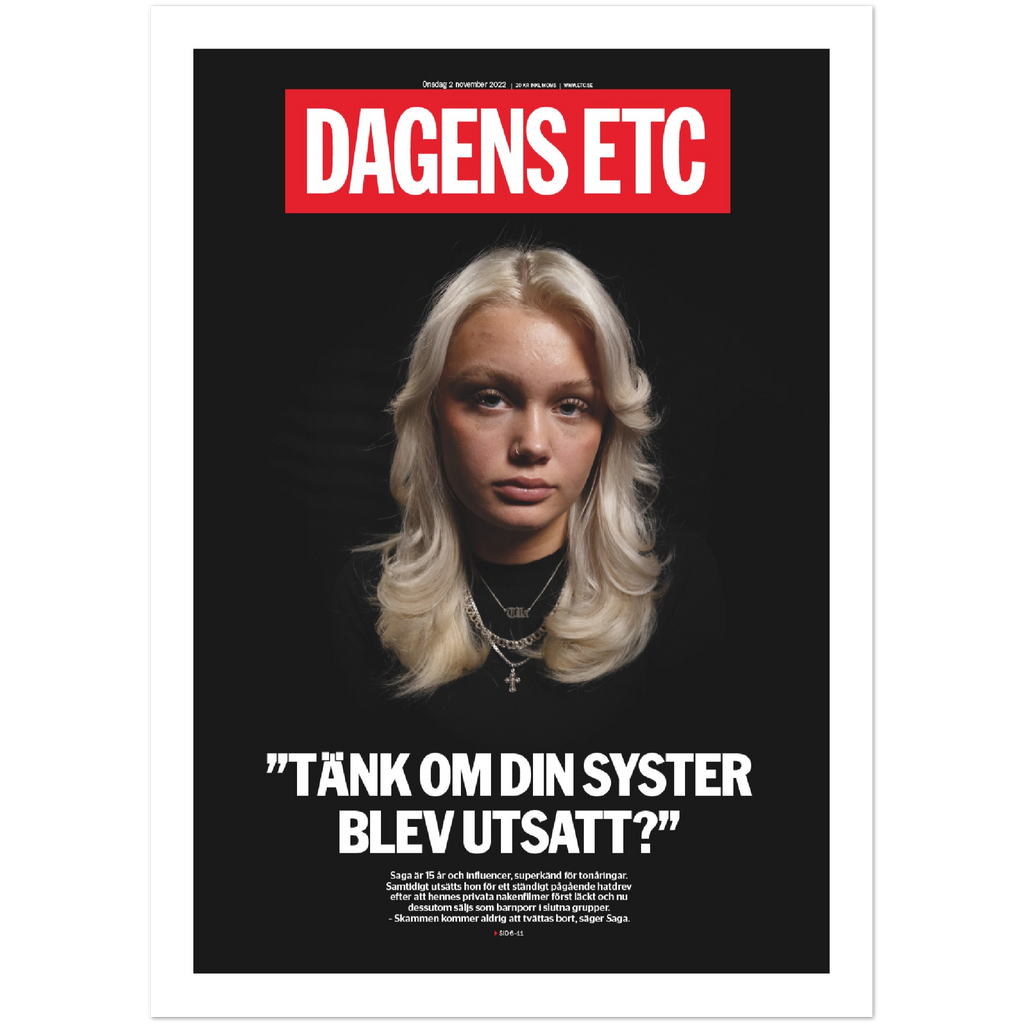 Dagens ETC (2 november 2022), poster 50x70 cm