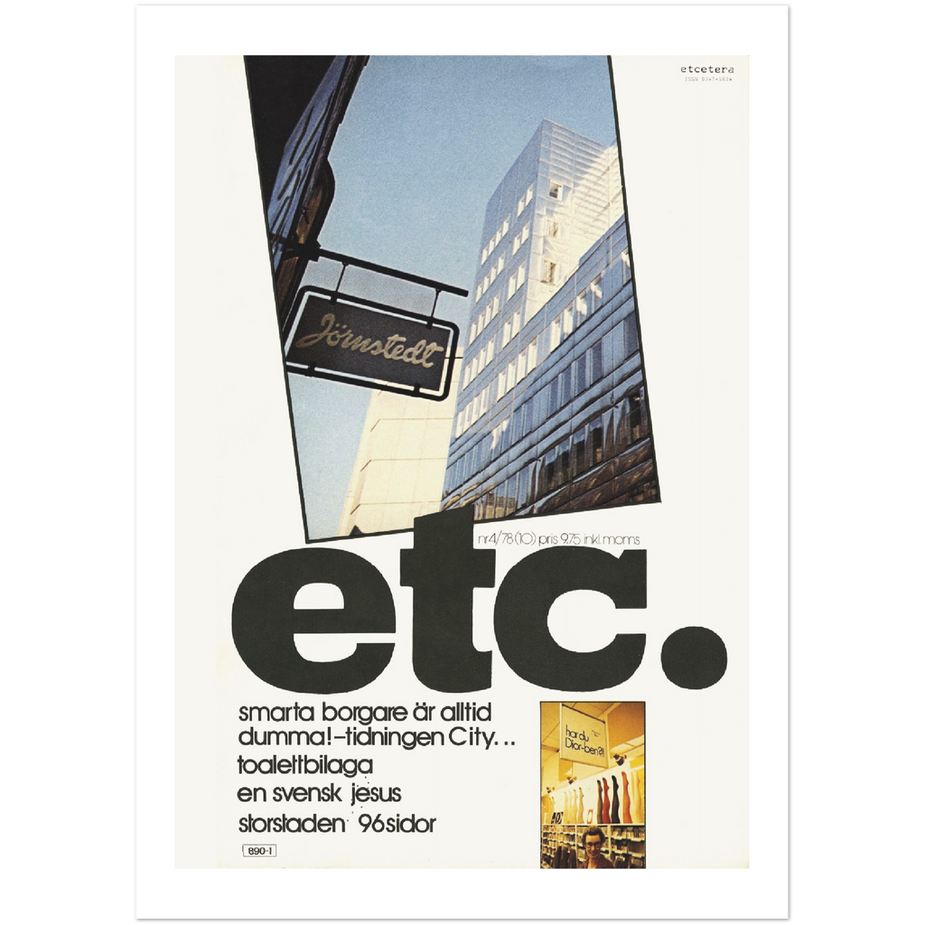ETC (nr 4, 1978), poster 50x70 cm